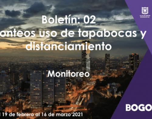 Boletín 2. Monitoreo uso de medidas de bioseguridad calle