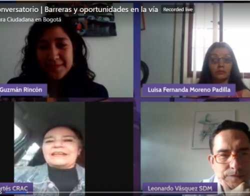 Conversatorio Barreras y Oportunidades en la vía